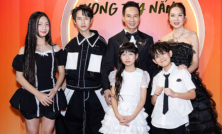 Hình ảnh gia đình Lý Hải
